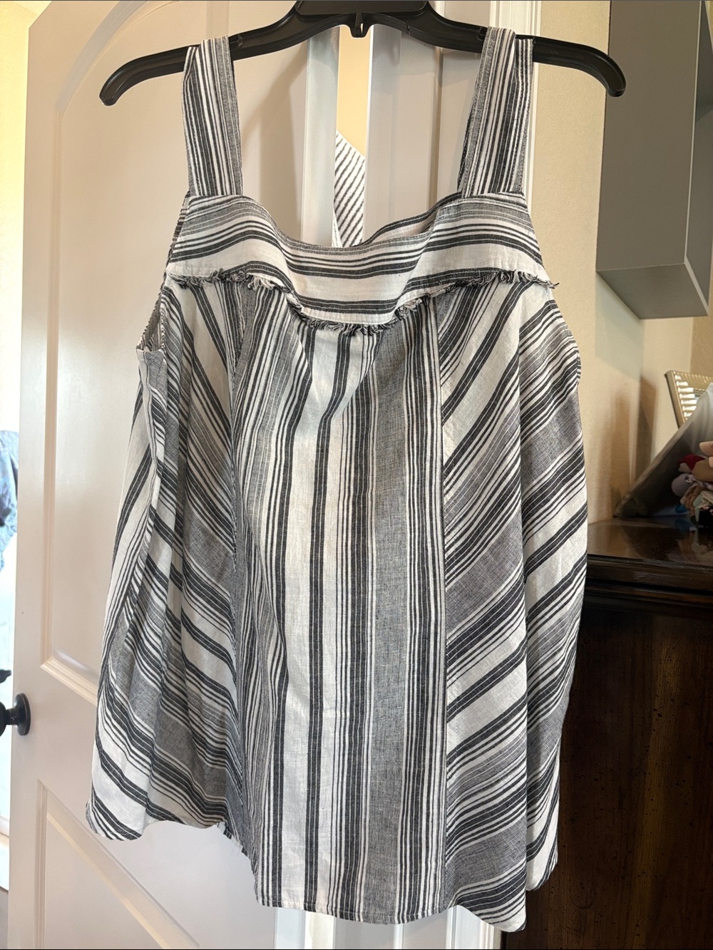 Westbound Black & White Sleeveless Tank